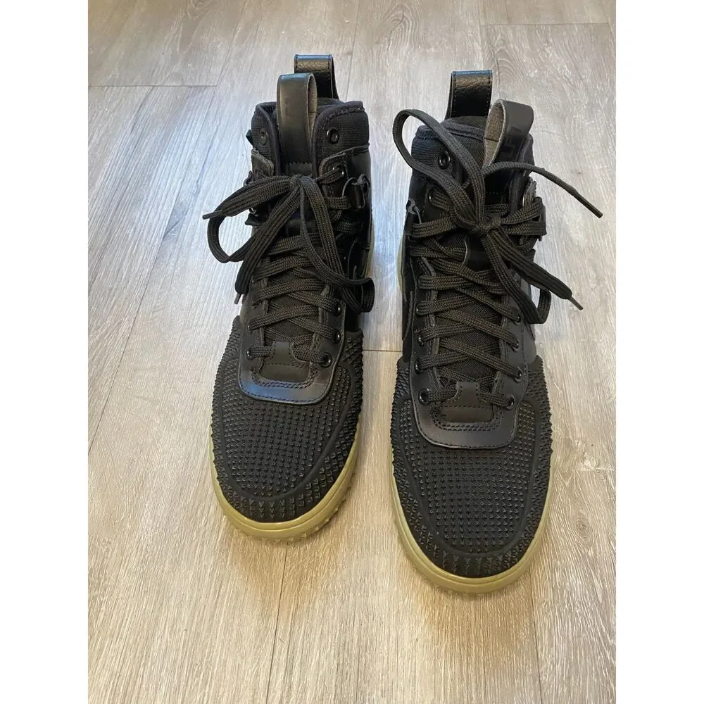 Nike Lunar Force 1 Duckboot Black Neutral Olive DZ5320-001 Men’s Size 9